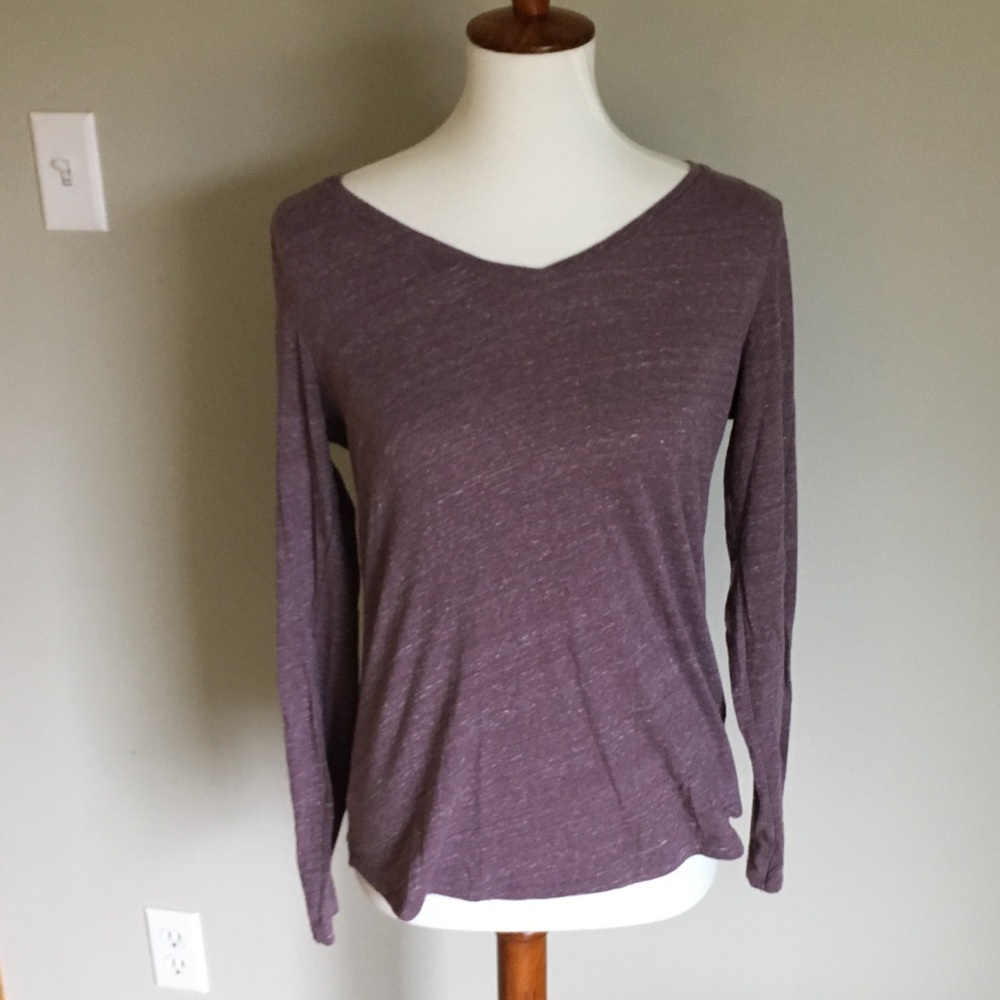 WOMENS V NECK LONG SLEEVE